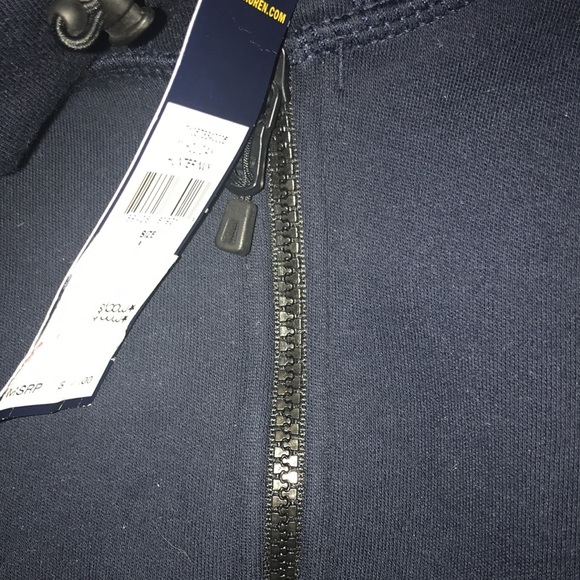 NWT. Polo Ralph Lauren Full Zip Fleece Hoodie Jacket. Large. Hunter Navy - Picture 4 of 8